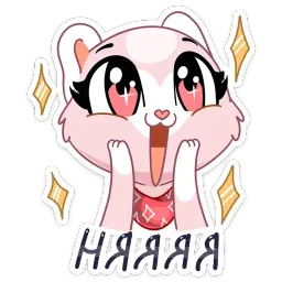 Розовая Нура sticker 7