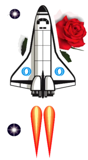 OasisSpaceRoses Telegram sticker pack