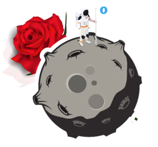 OasisSpaceRoses sticker 2