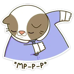 Офисный кот sticker 2