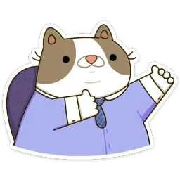 Офисный кот sticker 3