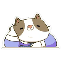 Офисный кот sticker 5