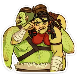 Любовь по-орочьи Ника Котова sticker 6