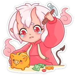 Они-тян sticker 11