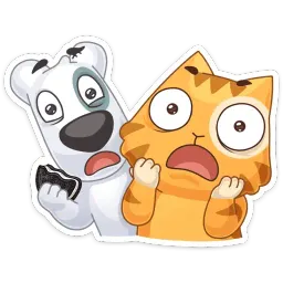 Персик и Спотти любят OREO sticker 12