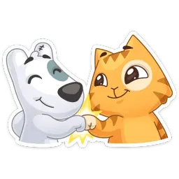 Персик и Спотти любят OREO sticker 9