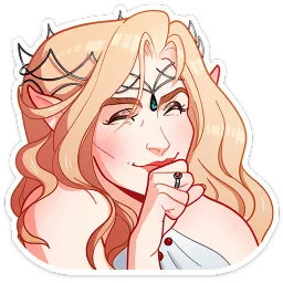 Орифэль Ника Котова Telegram sticker pack