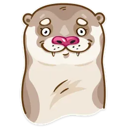 Выдра Йохан Telegram sticker pack