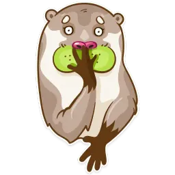 Выдра Йохан sticker 3