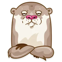 Выдра Йохан sticker 4