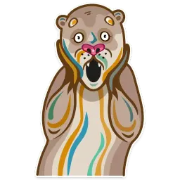 Выдра Йохан sticker 9