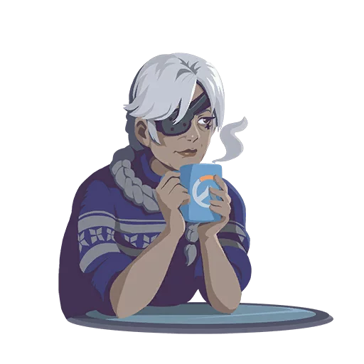 Overwatch graffiti sticker 11