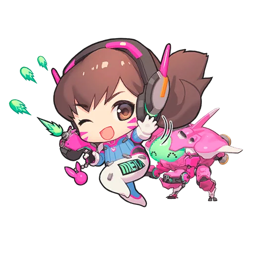 Overwatch graffiti sticker 8