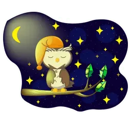 Owl sticker 11