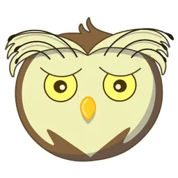 Owl sticker 6