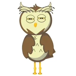 Owl sticker 7