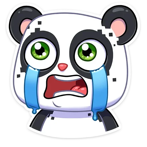 Панда Куару sticker 2