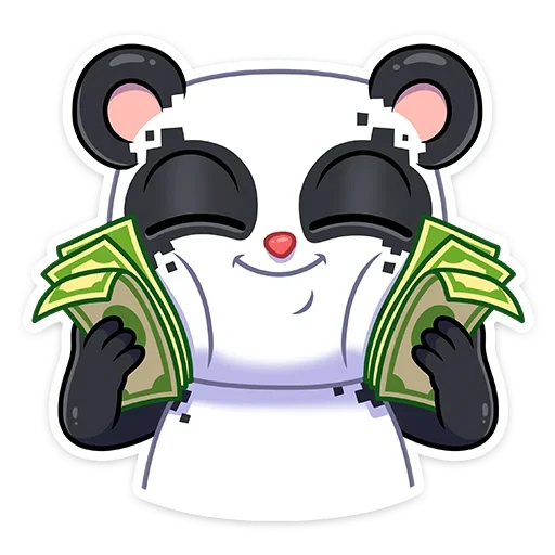Панда Куару sticker 8