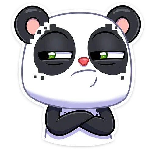 Панда Куару sticker 9