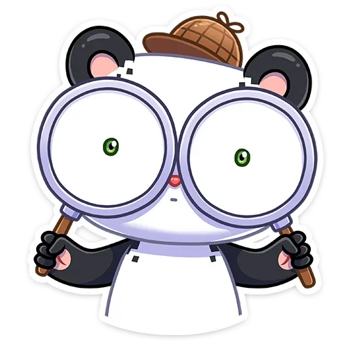 Панда Куару sticker 10