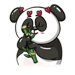 Панда Билли sticker 3