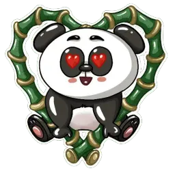Панда Билли sticker 7