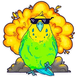Папуги sticker 12