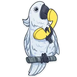 Папуги sticker 3