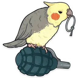 Папуги sticker 5