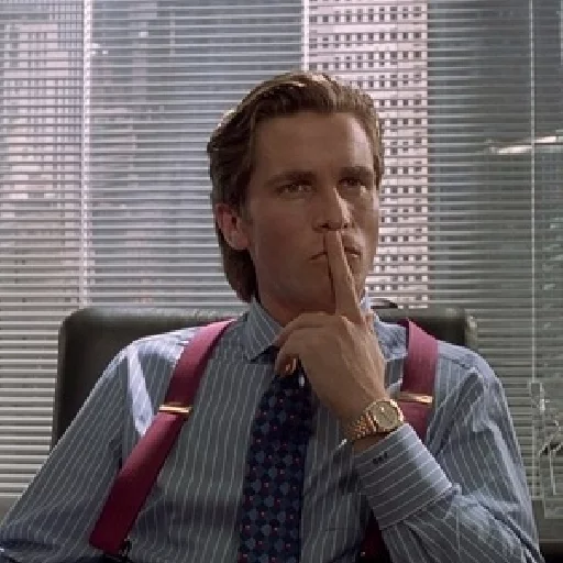 Patrick Bateman sticker 2