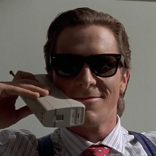 Patrick Bateman sticker 3