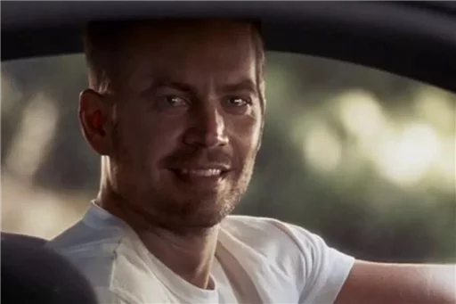 paul walker sticker 6
