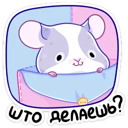 Пич sticker 4