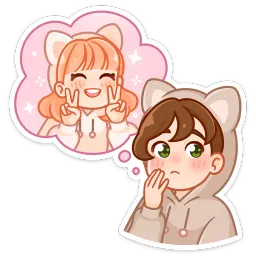 Пичи и Шоко Александра Кирьянова sticker 9