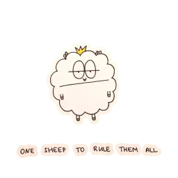 Овца-мизантроп Telegram sticker pack