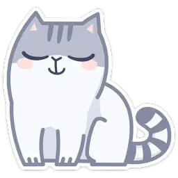 Серый Персик sticker 6