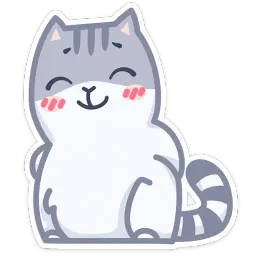 Серый Персик sticker 7