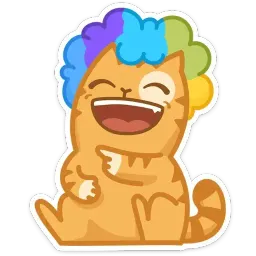 Забавный Персик sticker 2