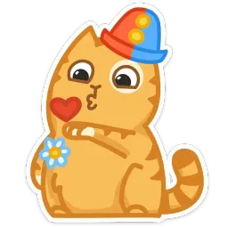 Забавный Персик sticker 7
