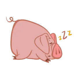 Новогодний свин sticker 4