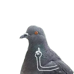 Pigeons with hands sticker 8