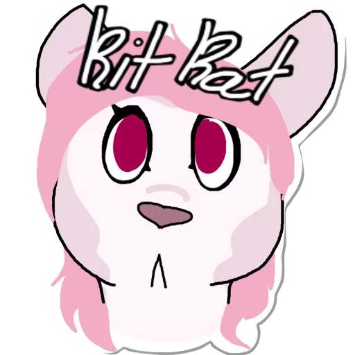Pink Kit Kat sticker 5