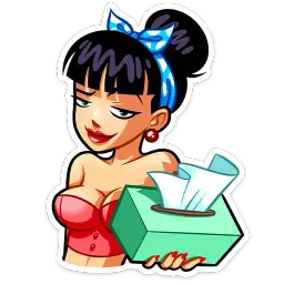 Пин-ап Полли Илья Полутис sticker 3