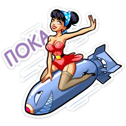 Пин-ап Полли Илья Полутис sticker 8