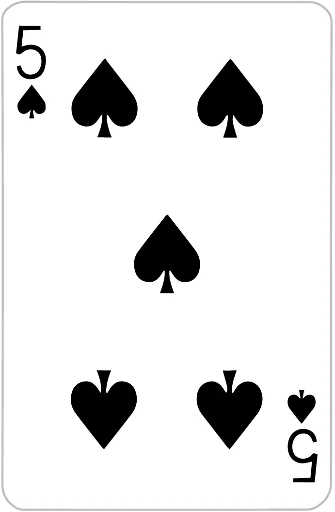 Playing cards sticker 5