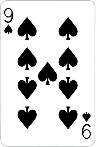 Playing cards sticker 9