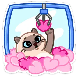 Котик Плюш Валерия Белоусова sticker 3
