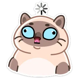 Котик Плюш Валерия Белоусова sticker 9