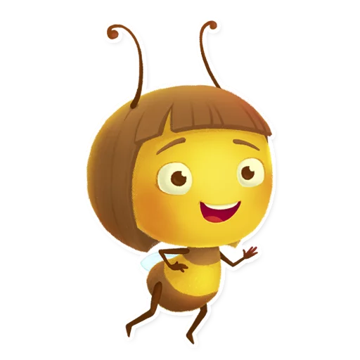 Polly Bee sticker 2