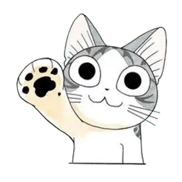 Серый полосатый кот Telegram sticker pack